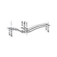 SR Smith T7 Springs (pair) with Spring to Base and Spring to Board Stainless Steel Mounting Hardware | Light Gray | T7-NSPRING-9