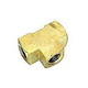Pentair P30575 Tee 1/4" CFM/CFW Filters | Brass | 071982