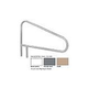 SR Smith 54" Center Grab 3 Bend Sealed Steel Rail | Taupe Color | 304 Grade | .049 Wall Residential | DMS-103A-VT