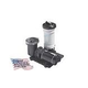 Waterway TWM Above Ground Pool Cartridge Filter System | 1HP Pump with Trap 25 Sq. Ft. Filter | 3' NEMA Cord | 520-4040