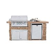 Lion Premium Grill Islands Sensational Q with Stucco Natural Gas | 90105NG