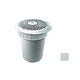 AquaStar 8'' Star Anti-Entrapment Cover Solid Riser Ring and Double/Deep Frame with 6'' Socket Sump Bucket (VGB Series) | Light Gray | A8R103F