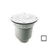AquaStar 10" Round Debris Catcher Anti-Entrapment Suction Outlet Cover with Double Deep Sump Bucket with 4" Socket  (VGB Series) | White | 10LT101D