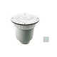 AquaStar 10" Round Debris Catcher Suction Outlet Cover with Double Deep Sump Bucket with 4" Socket (VGB Series) | Light Gray | 10LT103D