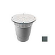AquaStar 10" Round Debris Catcher Suction Outlet Cover with Double Deep Sump Bucket with 6" Spigot (VGB Series) Dark Gray | 10LT105E