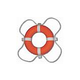 Poolstyle 20" Orange Foam Life Ring Buoy | Coast Guard Approved | PS363