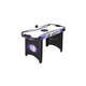 Hathaway Hat Trick 4-Foot Air Hockey Table for Kids and Adults with Electronic and Manual Scoring Leg Levelers | NG1015H BG1015H