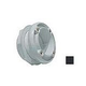 AquaStar 6" Bulkhead Adapter 2.5" Thread 2" Socket with Gaskets and Locking Nut for Fiberglass/Steel | Black | 6HA25T20S102