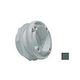 AquaStar 6" Bulkhead Adapter 2.5" Thread 2" Socket with Gaskets and Locking Nut for Fiberglass/Steel | Dark Gray | 6HA25T20S105