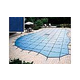 Arctic Armor 20-Year Ultra Light Solid Left End Step Safety Cover | Rectangle 15' x 30' Blue | WS2043B