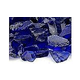 American Fireglass Small Recycled Glass Collection | Dark Blue Fire Glass | 10 Pound Jar | CG-DKBLUE-J