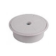 Custom Molded Products 6" Skimmer Valve Access Cover and Collar White | 25840-000-000