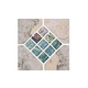National Pool Tile Gemstone 6x6 Series | Silver Deco | GMS-SILVER DECO GL