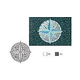 AquaStar Swim Designs Compass Stencil Only | Gray | F1001-05