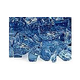 American Fireglass Half Inch Classic Collection | Pacific Blue Fire Glass | 10 Pound Jar | AFF-PABL12-J