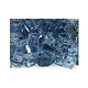 American Fireglass Half Inch Premium Collection | Blue Reflective Fire Glass | 10 Pound Jar | AFF-PABLRF12-J