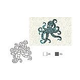 AquaStar Swim Designs Octopus Stencil Only | Gray | F1008-05