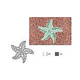 AquaStar Swim Designs Starfish Stencil Only | Gray | F1012-05