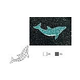 AquaStar Swim Designs Dolphin Large Stencil Only | Gray | F1016-05