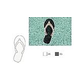 AquaStar Swim Designs Sandal Stencil Only Set of 2 | Gray | F1028-05