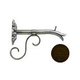 Black Oak Foundry Small Courtyard Spout with Bordeaux | Antique Brass / Bronze Finish | S7584-AB