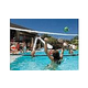 Interfab Volleyball Set | On-Deck Mount | Marine Stainless Steel Support Legs | WS-V BALL D-MG