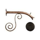 Black Oak Foundry Large Courtyard Spout with Florentine |  Brushed Pewter Finish | S7624-BP