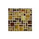 National Pool Tile Cosmopolitan Mosaic Glass Series Pool Tile | Gold | COS-DUBAI