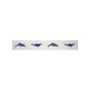 Artistry In Mosaics Step Markers Dolphin Blue Mosaic | 3" x 24" | SMDOLBLU