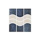 US Pool Tile New Surf Series | Blue and Ivory | NS230