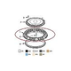 AquaStar 8" Round Vented Riser Ring | For 8AVxxx LP8AVxxx RFS9xxx LPRFS9xxx Retrofits Black | 8RR102