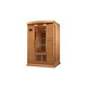 Golden Designs Maxxus 2-Person Low EMF FAR Infrared Carbon Sauna | Hemlock | MX-K206-01