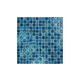 Artistry In Mosaics Venetian Series 3/4x3/4 Glass Tile | Blue Copper Blend | GV42020B7