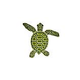 Artistry In Mosaics Loggerhead Turtle Mini Green Mosaic | C -  4" | TLMGRECB