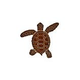 Artistry In Mosaics Loggerhead Turtle Mini Brown Mosaic | A -  4" | TLMBROAB