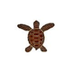 Artistry In Mosaics Loggerhead Turtle Mini Brown Mosaic | B -  4" | TLMBROBB
