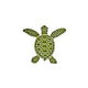 Artistry In Mosaics Loggerhead Turtle Mini Green Mosaic | B -  4" | TLMGREBB