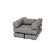 Pigro Felice Modul'Air 2-in-1 Inflatable Armchair Lounger Pool Float | Stone Grey | 921985-SGREY