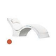 Ledge Lounger Signature Collection Chaise Deep Cushion with Pillow | Premium 1 Color Tuscan | LL-SG-CD-CP-P1-4677