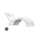 Ledge Lounger Signature Collection Chaise Deep Cushion with Pillow | Standard Color Charcoal Grey | LL-SG-CD-CP-STD-4644