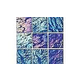 National Pool Tile Lightwaves Glass Tile | Blue 2x2 | LWV-BLUE2X2