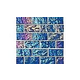 National Pool Tile Lightwaves Glass Tile | Blue 1x2 | LWV-BLUE1X2