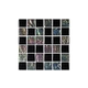Artistry In Mosaics Twilight Series 1x1 Glass Tile | Black | GT82323K5