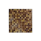 Artistry In Mosaics Venetian Series 3/4x3/4 Glass Tile | Brown Gold Copper Blend | GV42020N3