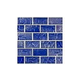 Artistry In Mosaics Volcanic Series 1x2 Glass Tile | Electric Blue Brick | GL82348B14