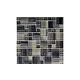Artistry In Mosaics Watercolors Series Glass Tile | Charcoal Mixed | GW8M2348K6