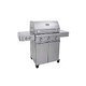 SABER SS 500 Infrared 3-Burner Stainless Steel Free Standing Propane Gas Grill | R50SC0017