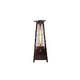 Lava Heat Italia© Capri A-Line Commercial Patio Heater | Triangular 6-Foot | Heritage Bronze Propane | AL6MPB LHI-106