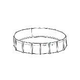 Oxford 30' Round Resin 52" Sub-Assy for CaliMar® Above Ground Pools | 5-4930-138-52