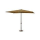Adriatic Autotilt Market Umbrella | 6.5' x 10' Rectangle | Stone Olefin | NU5433ST